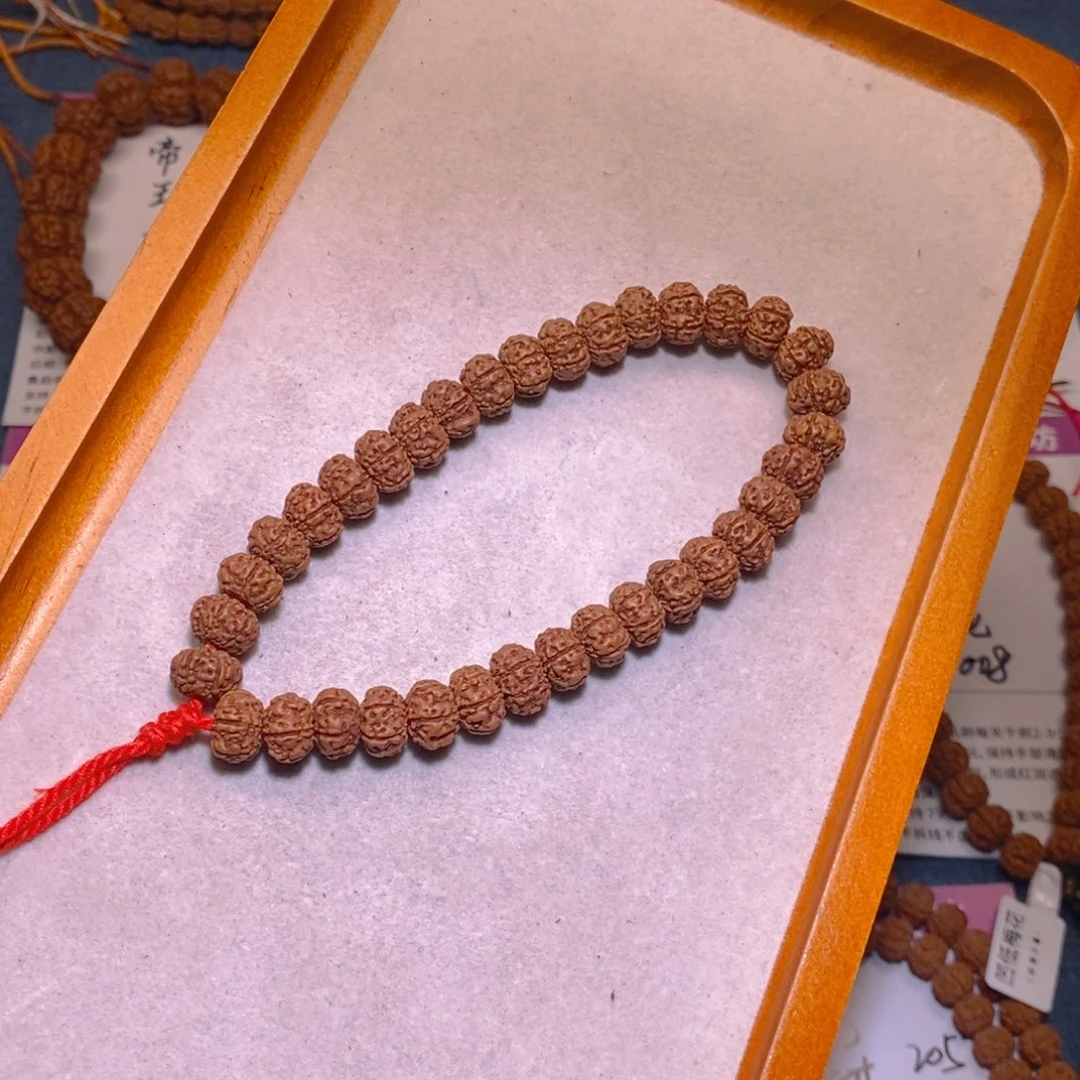 金刚菩提手串放漏六瓣老树王10+