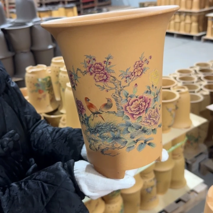 紫砂花盆 包邮 包破损