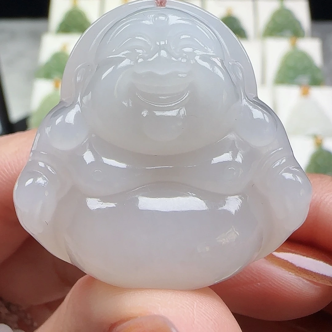 和田玉未镶嵌吊坠(赠链)