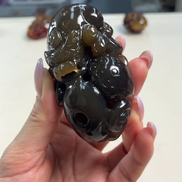 玛瑙/玉髓未镶嵌吊坠(不含链)