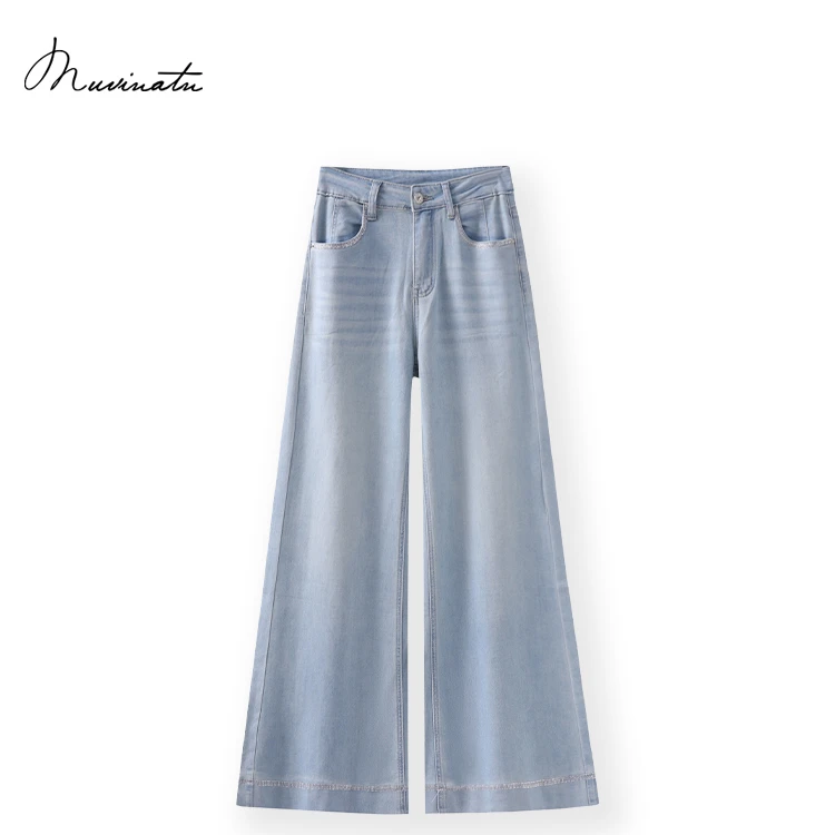 【CHENXING】高腰喇叭牛仔裤夏季透气设计感水钻长裤KZ5C9565980