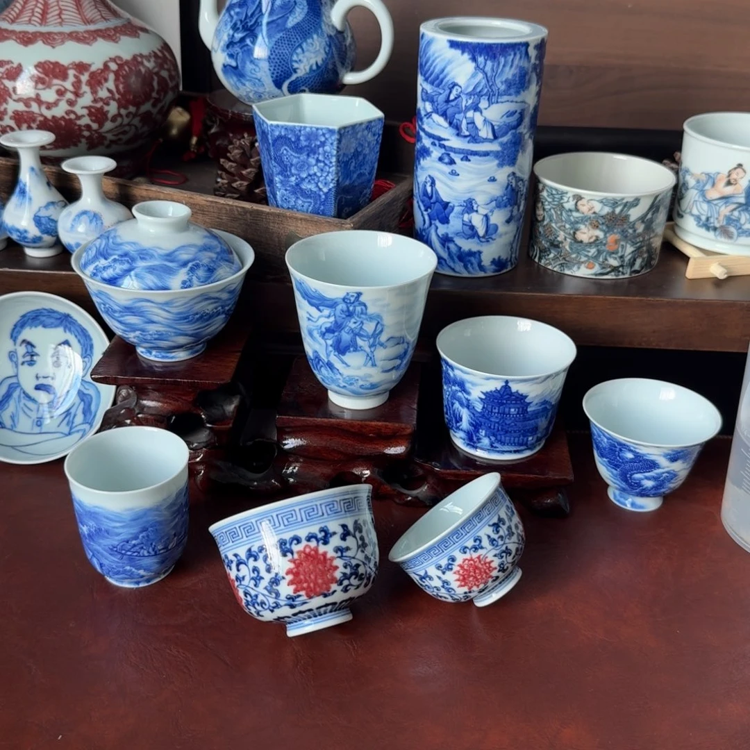 杯景德镇全手绘瓷器