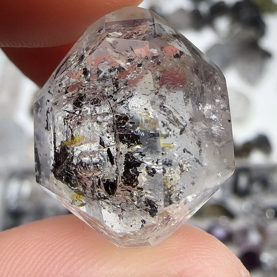 水晶未镶嵌珠宝半成品闪灵大水胆随形