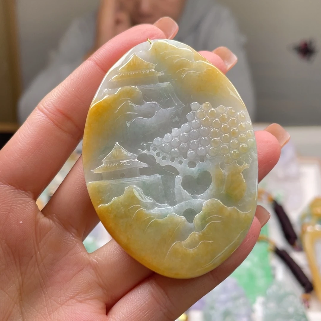 翡翠吊坠(不含链)未镶嵌