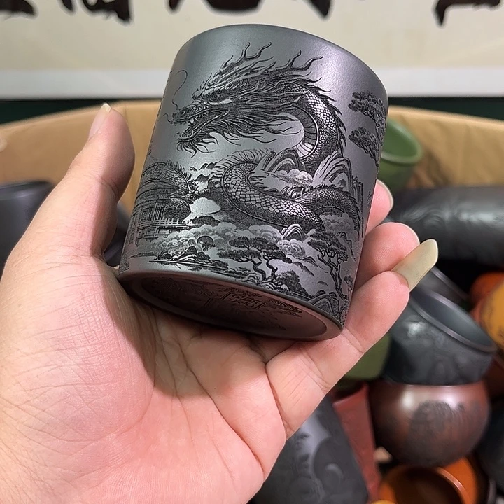 茶杯紫砂全手工紫砂主人杯