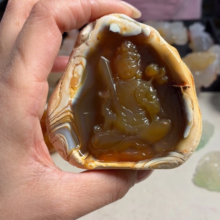 玛瑙/玉髓未镶嵌吊坠(不含链)