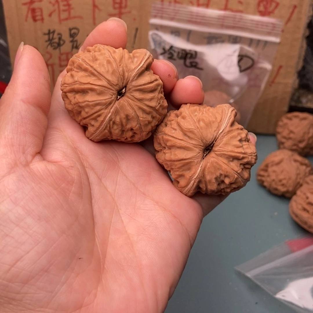 老***六把件文玩核桃元宝47