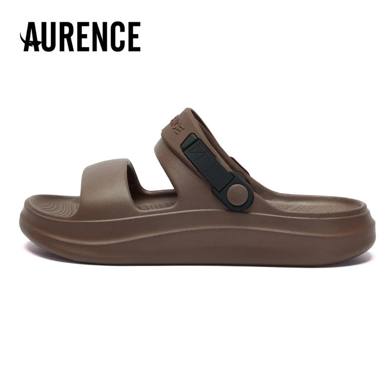 澳伦斯夏季厚底防滑男拖鞋两穿凉拖外穿沙滩运动软底一字拖鞋