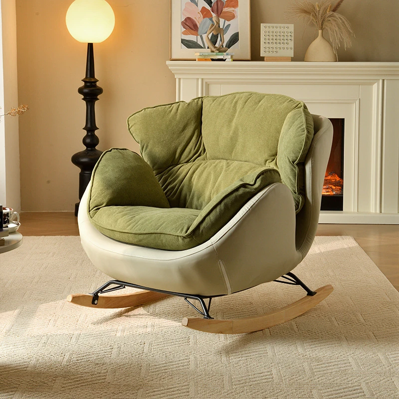 休闲创意懒人摇椅沙发家用北欧客厅家具阳台书房简约躺椅单人摇椅