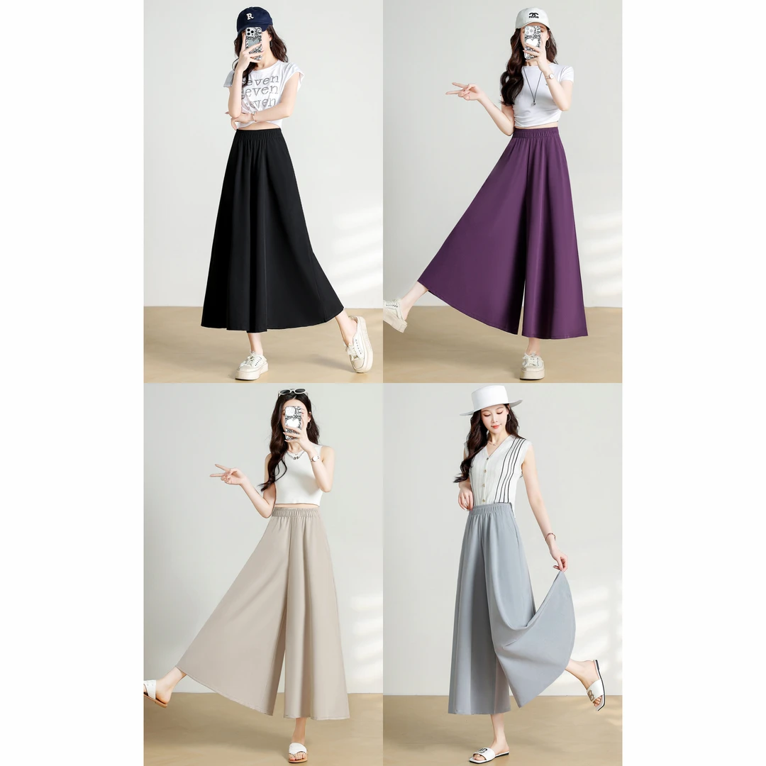 醋酸裙裤2025夏季新款
