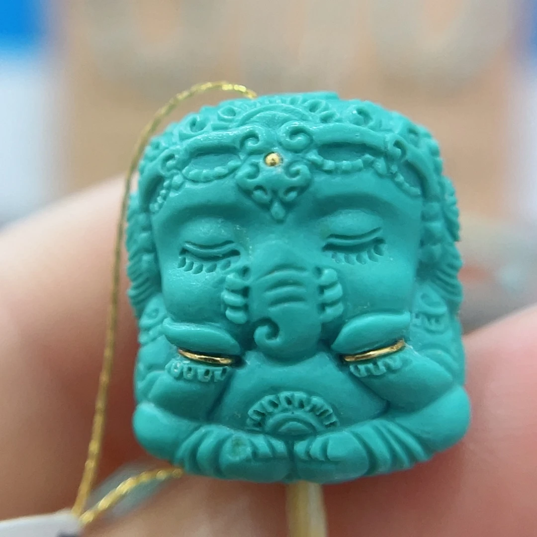 未镶嵌绿松石珠宝奇石