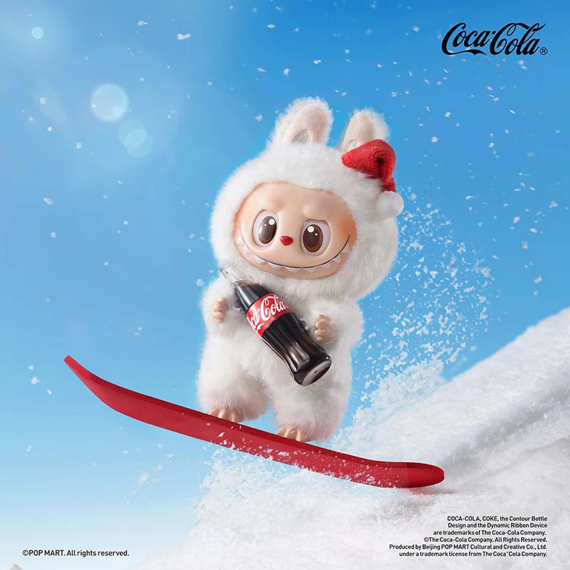 ｛嘿魅盲拆｝拉布布可口可乐系列搪胶盲盒