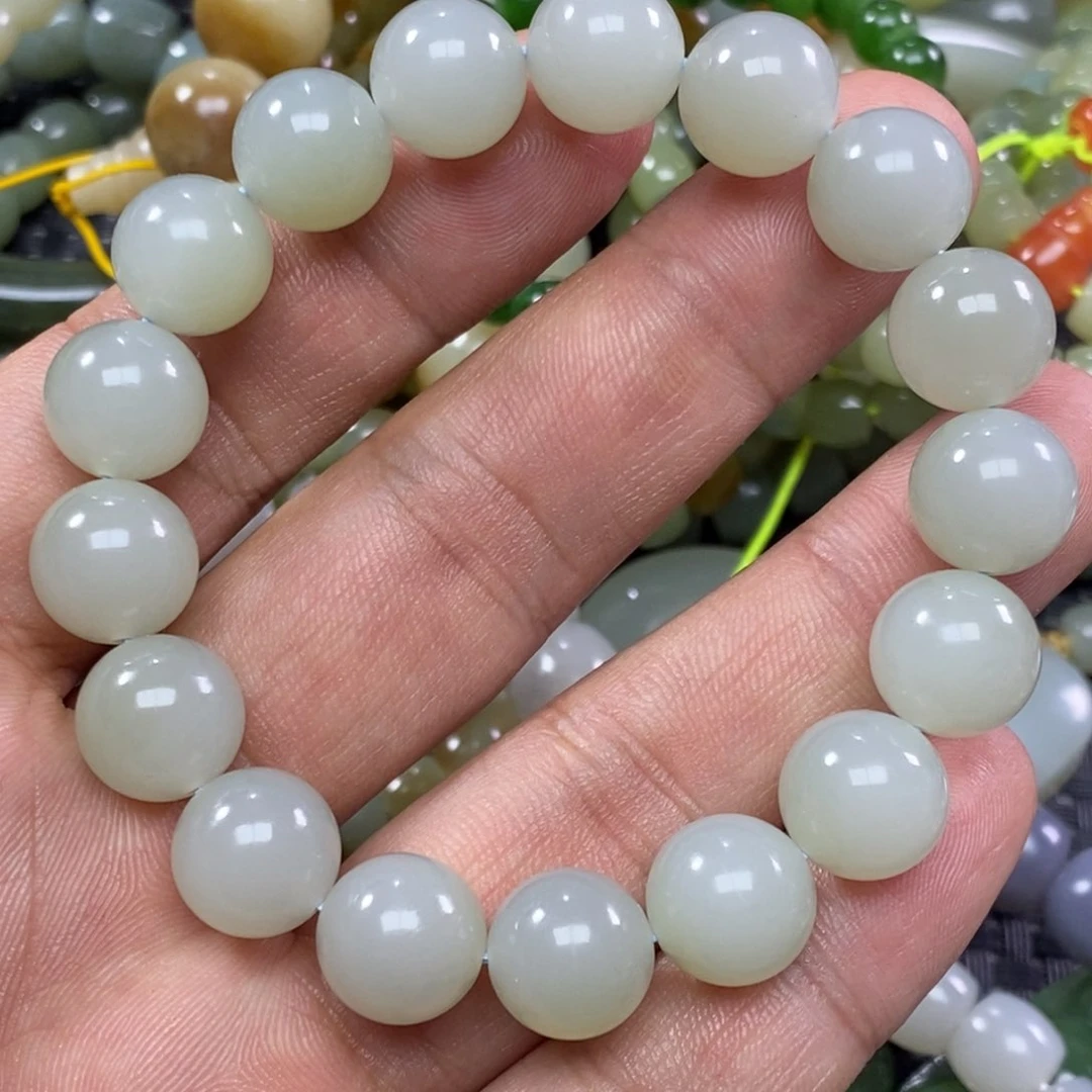 和田玉手链未镶嵌