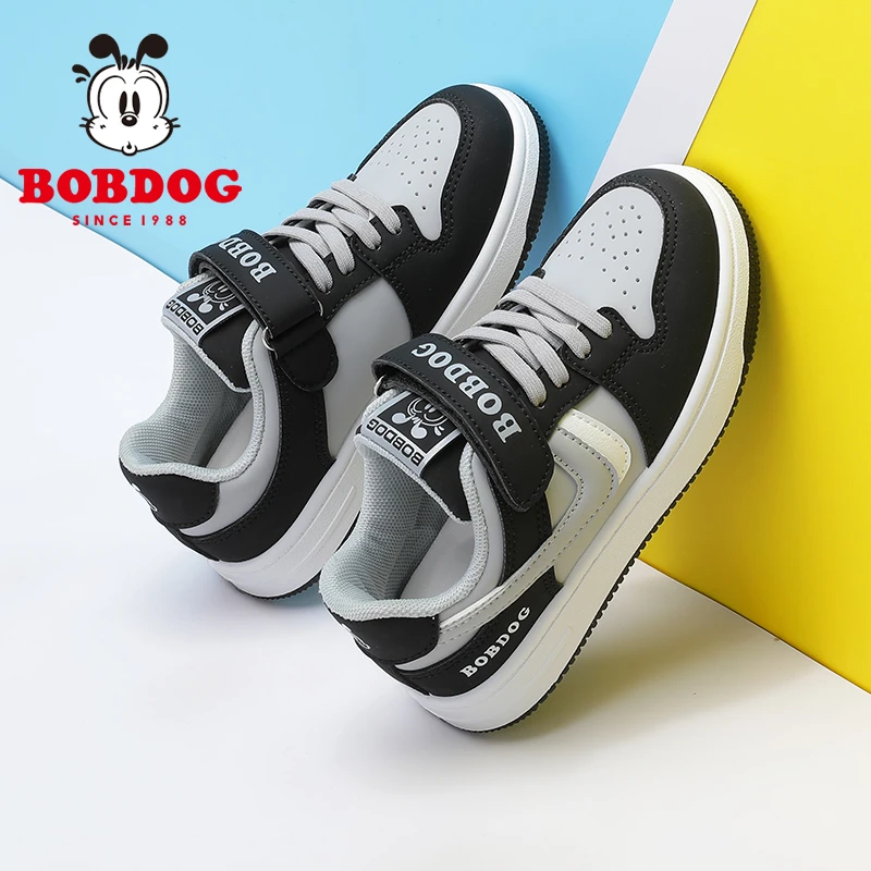 巴布豆童鞋男童春秋鞋低帮运动鞋宝宝板鞋百搭春季小学生儿童鞋子