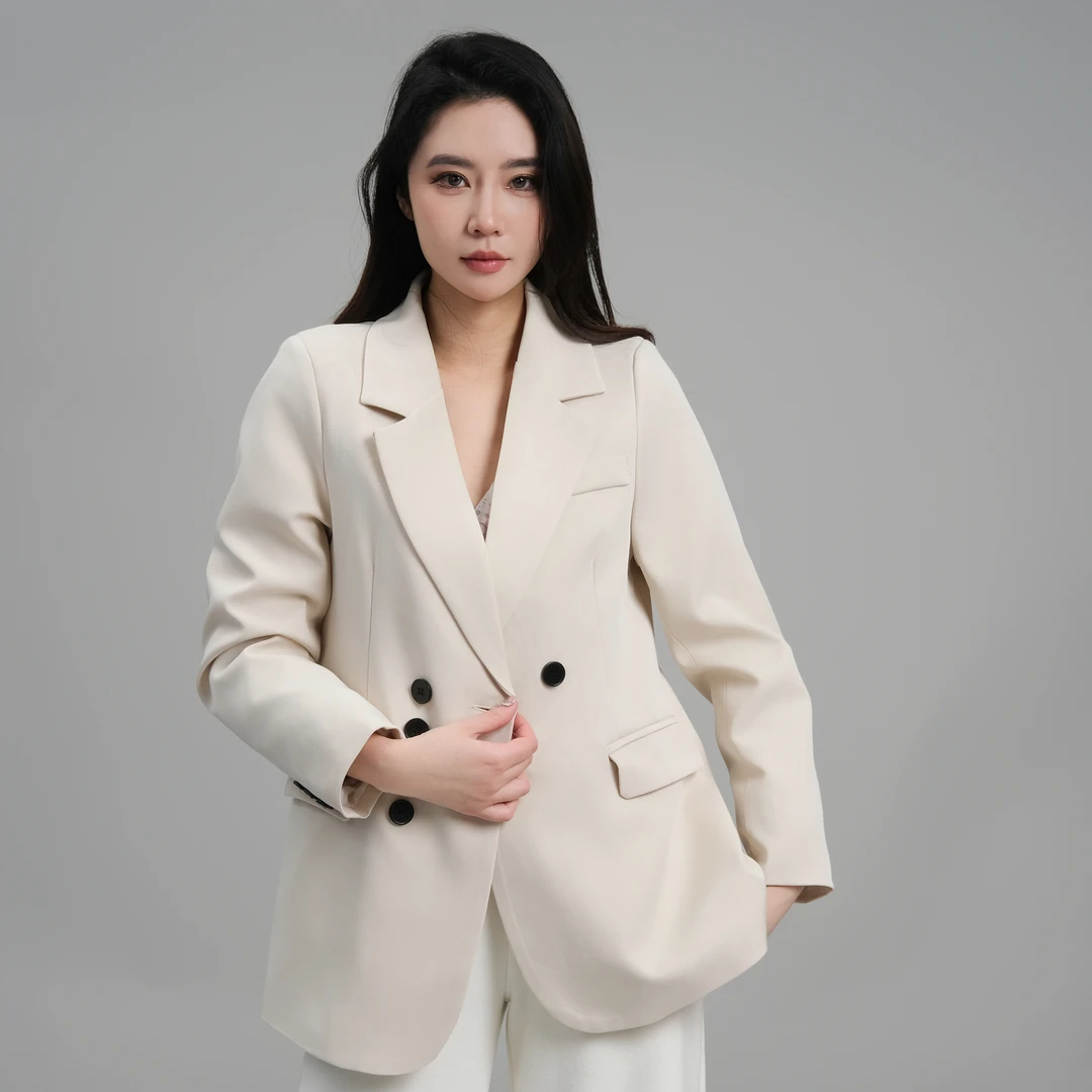 春季2025新款韩版百搭西装外套女252-WT/0202-H03