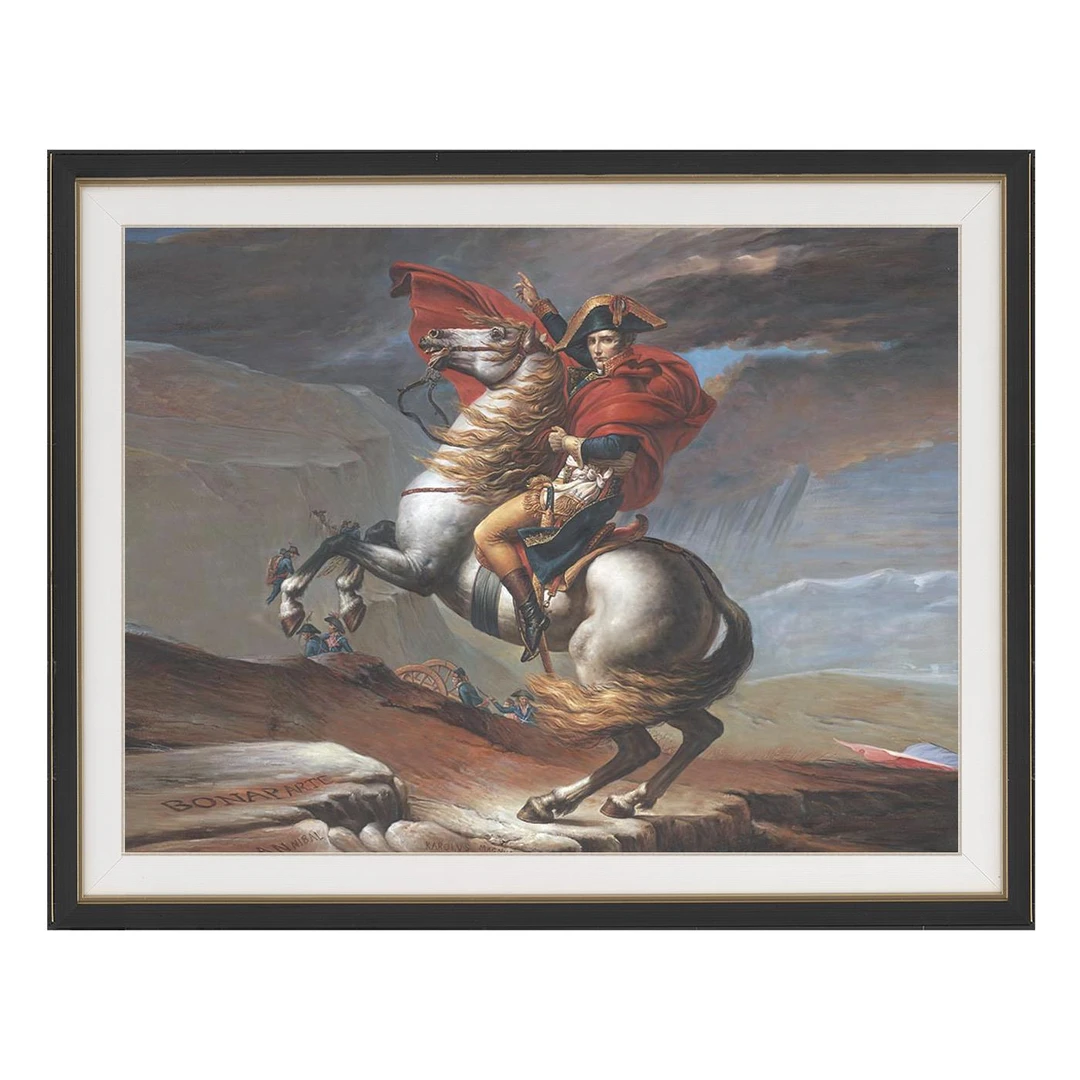 【拿破仑】临摹 挂画 现代艺术装饰画 玄关 书房 茶室 沙发