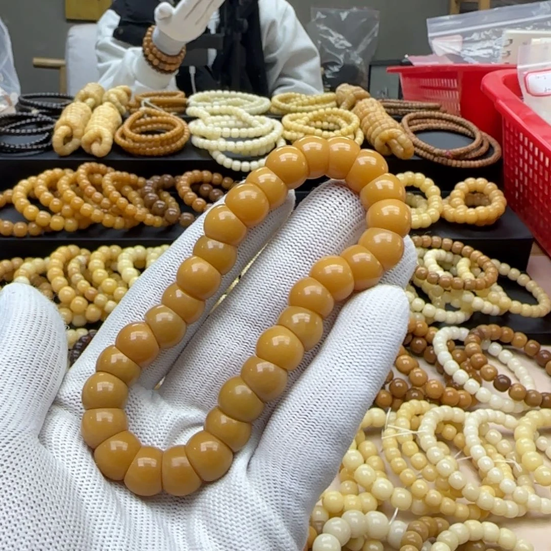 【闪购商品】菩提根/象牙果手串12大肠。11年 鬼工