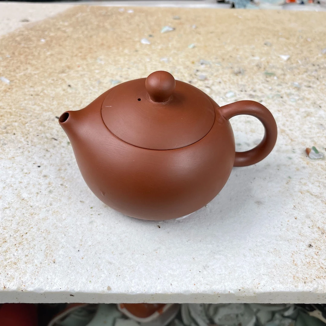 【闪购商品】素面朱泥大红袍西施壶Z