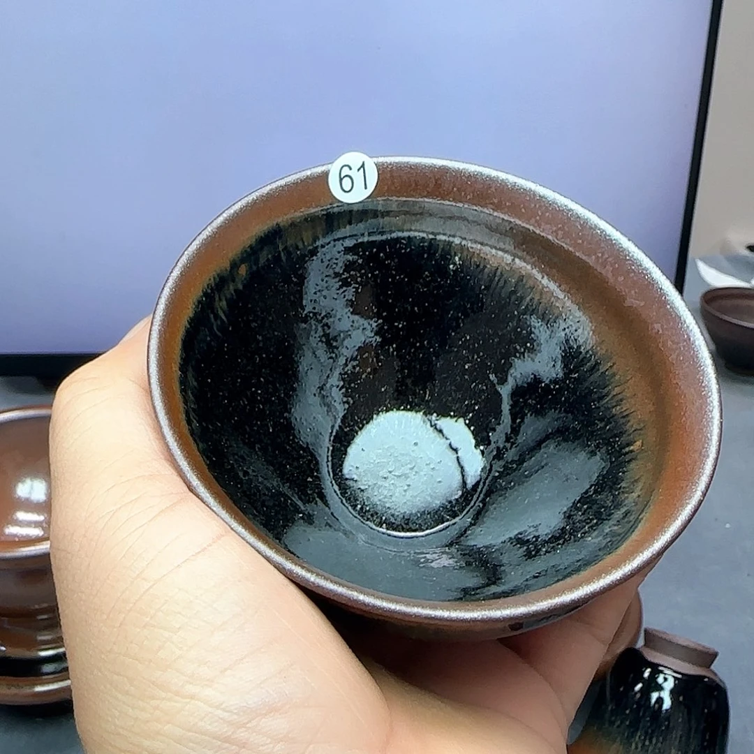 沙***洲茶盏印春堂柴烧建盏