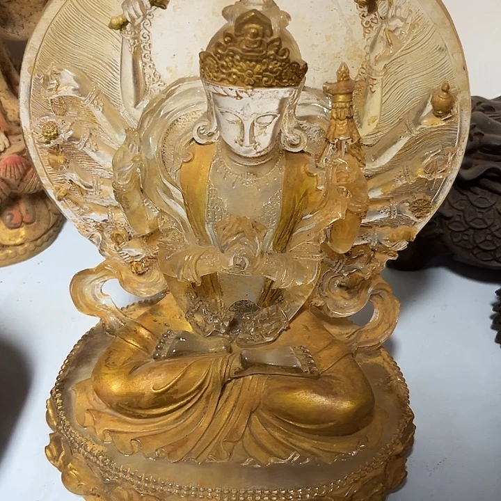 滴血莲花菩提把件云*