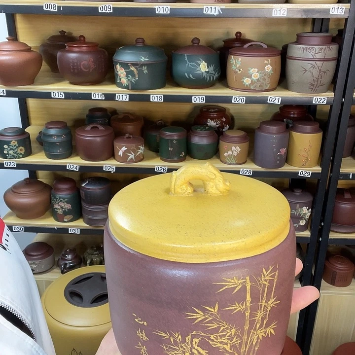 紫砂茶叶罐紫茶叶茶叶罐