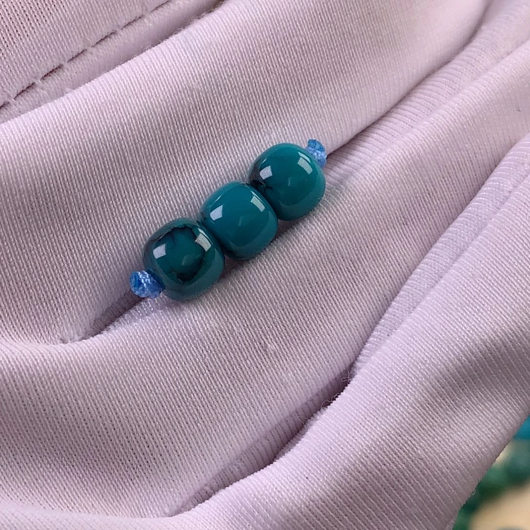 绿松石未镶嵌珠宝奇石6.4-6.3mm