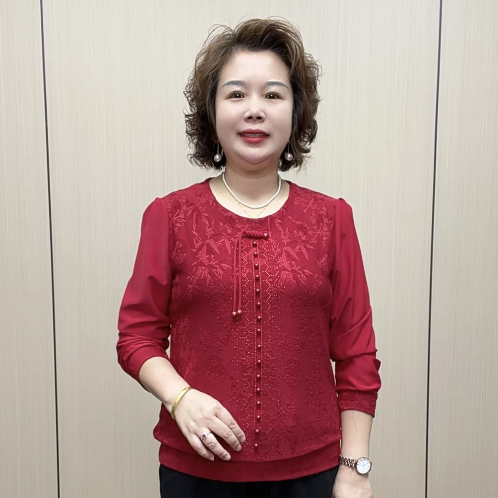 2025秋季中老年休闲气质洋气显瘦减龄时尚百搭长袖女装宽松妈妈装