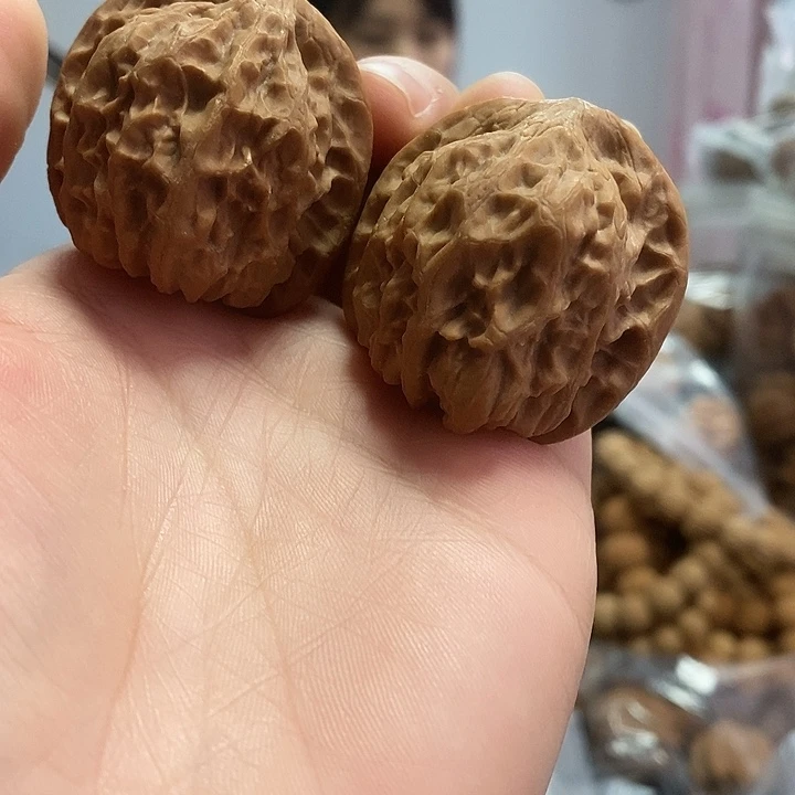 把件文玩核桃38平谷大枣蜡皮