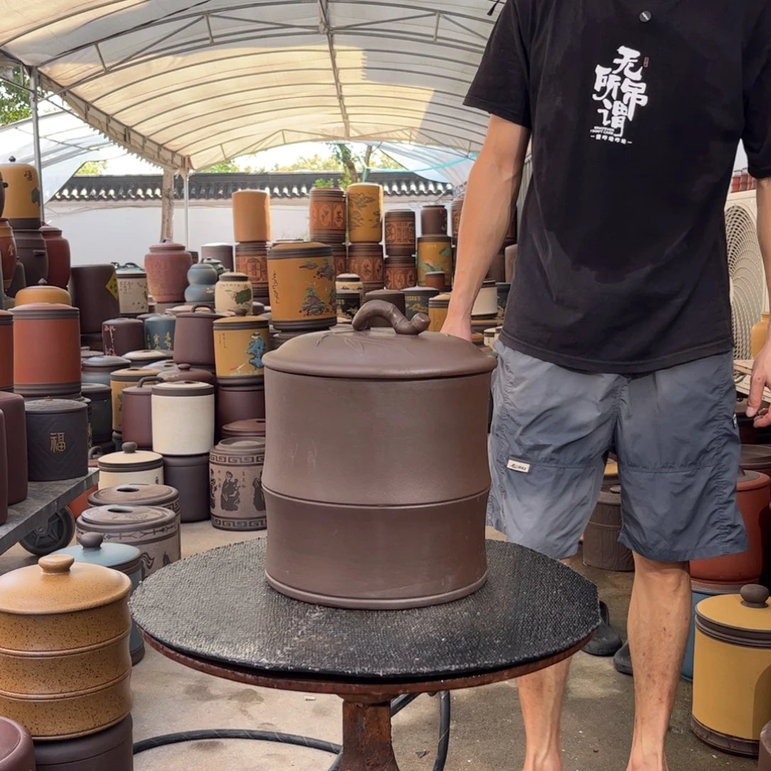 紫砂茶叶罐8 饼茶叶罐