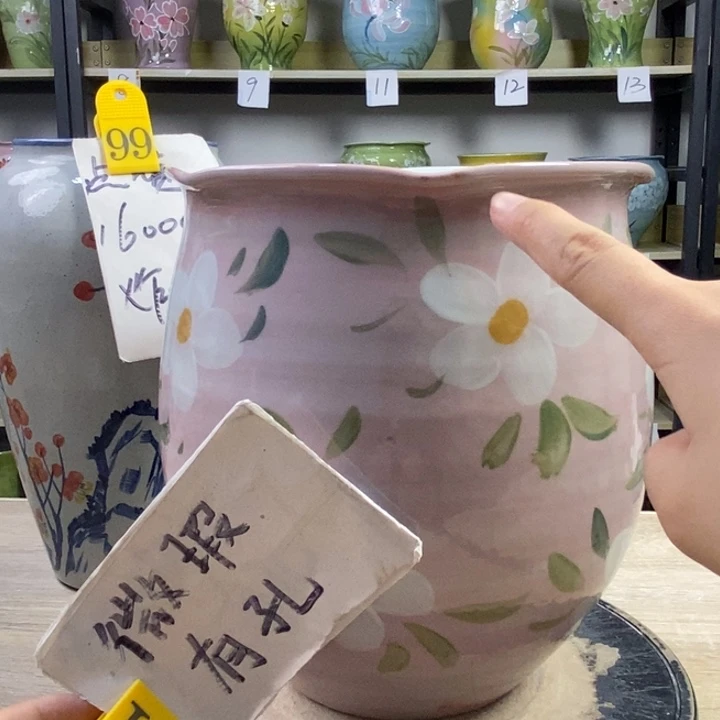 景德镇高温陶瓷花盆