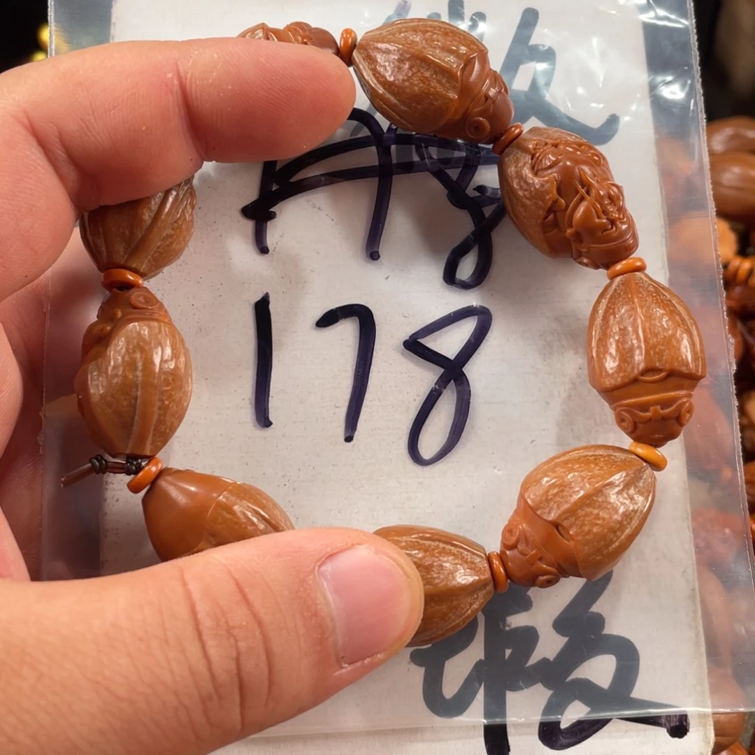 橄榄核手串/手链橄榄核雕工艺手串 瑕疵介意勿拍
