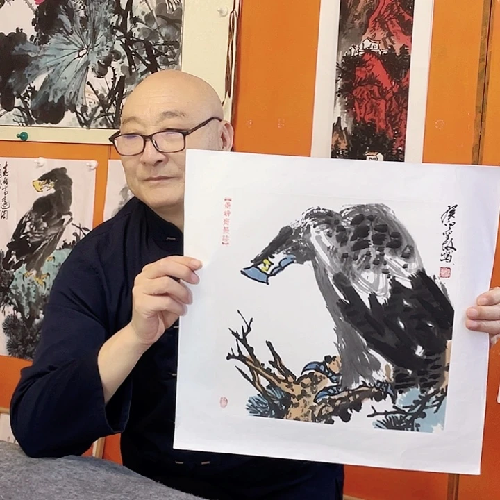 国画张圣敏先生纯手绘作品