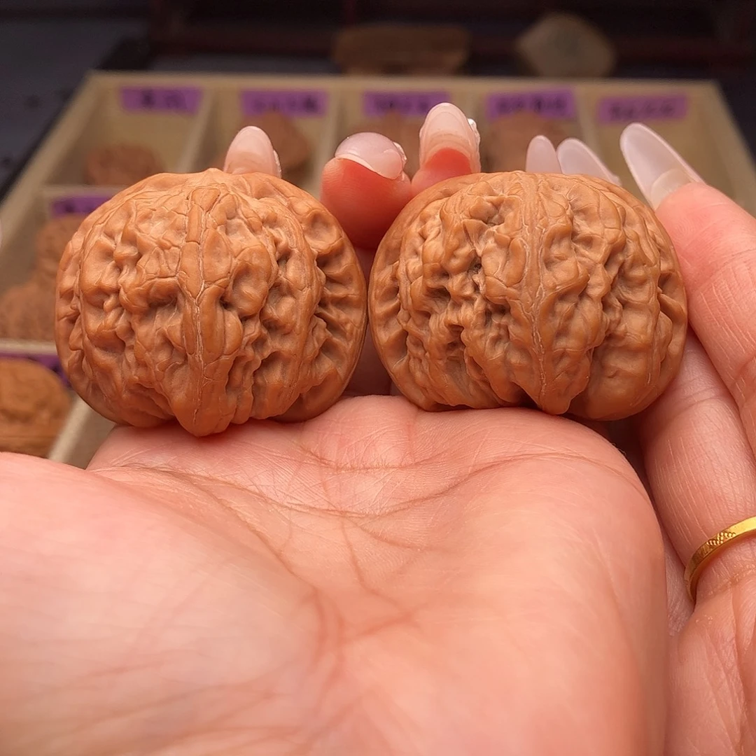 文玩核桃把件平谷九龙41