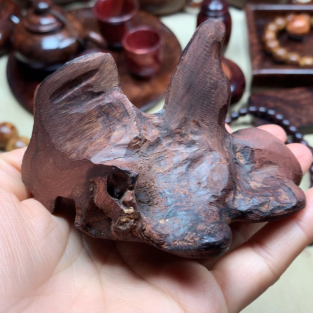 黄花梨/降香黄檀把件杜*手把