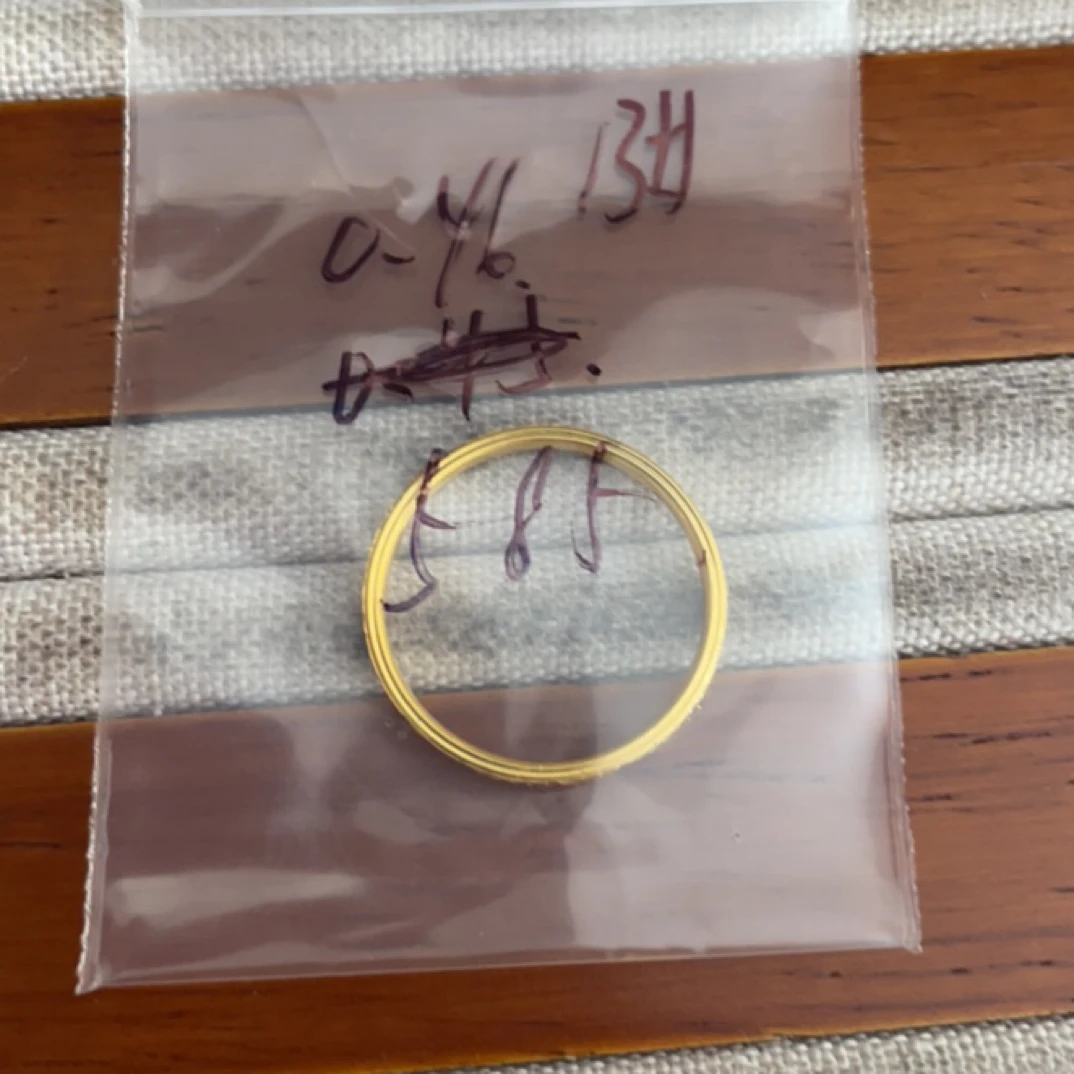 克重0.46 13号 碎冰冰戒指 足金999