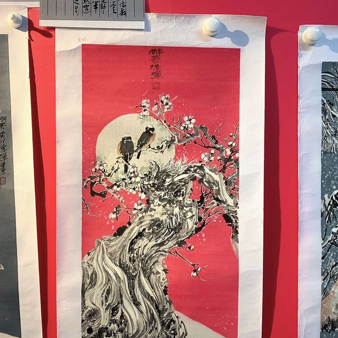 国画枕*书画作品欣赏？书画作品欣赏？