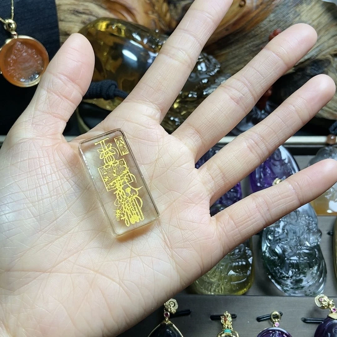 水晶吊坠未镶嵌鱼*跳吊坠