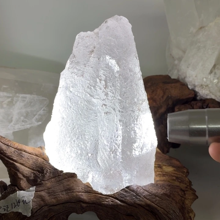 水晶未镶嵌摆件山脉印记喜玛