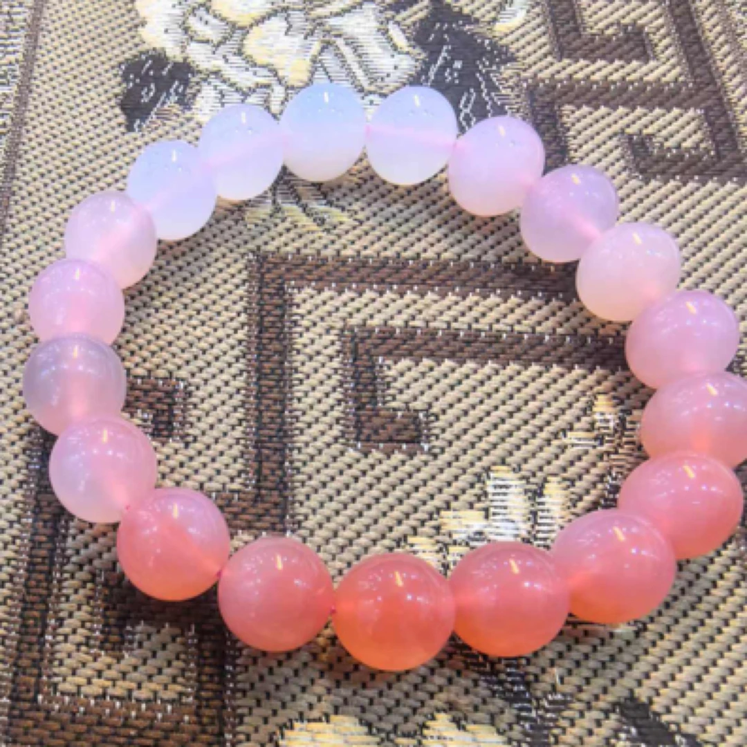 粉糯渐变色卡10手串