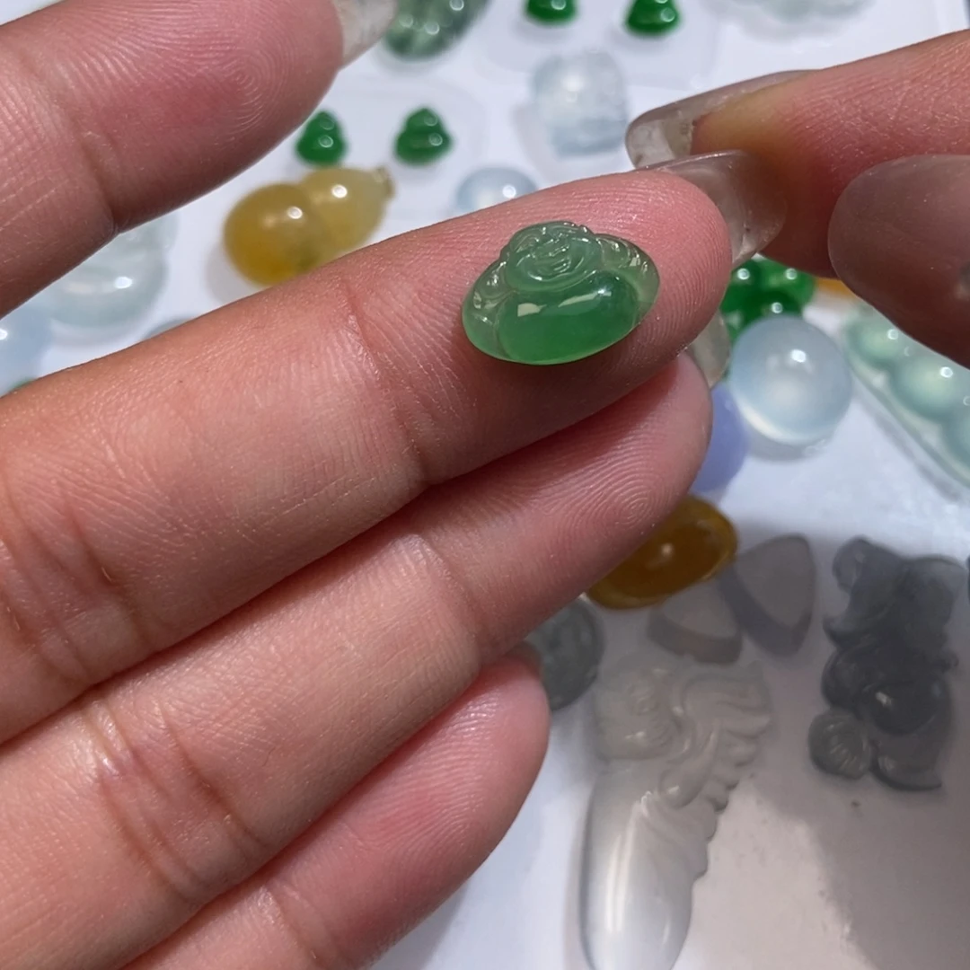 未镶嵌定制翡翠翡翠8.6/12.3/2.7