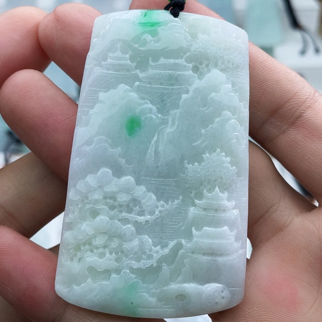 颈饰未镶嵌翡翠翡翠
