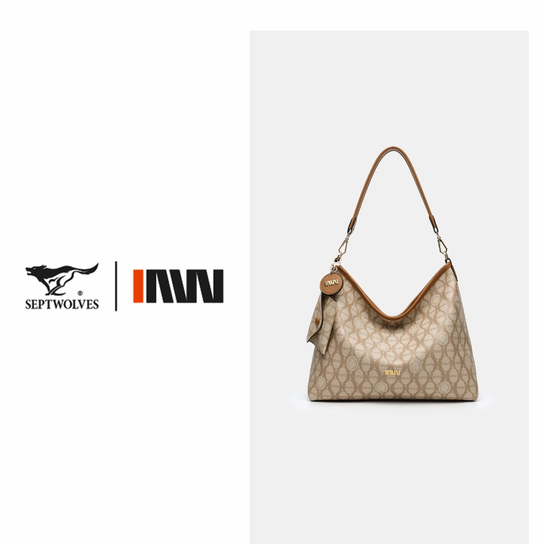 Septwolves/七匹狼 高级感托特包大容量女士单肩包