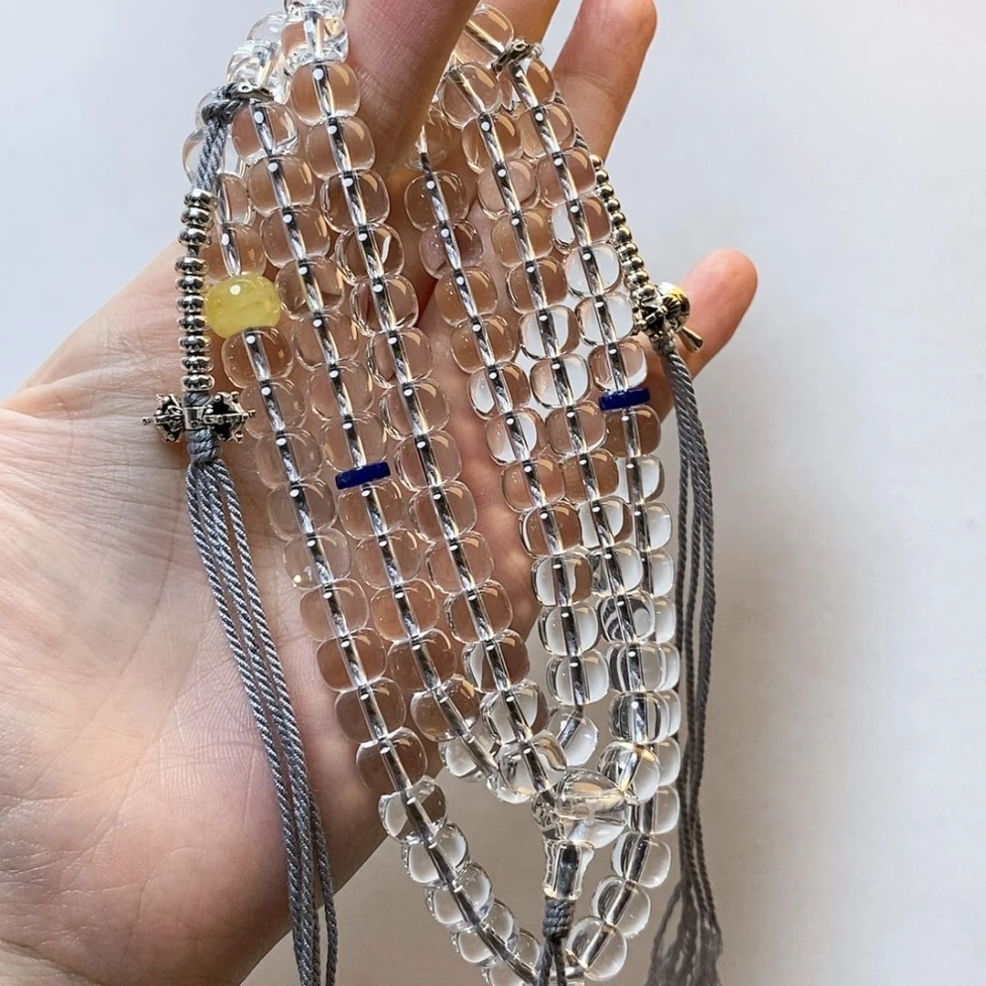 水晶手链未镶嵌原创设计108