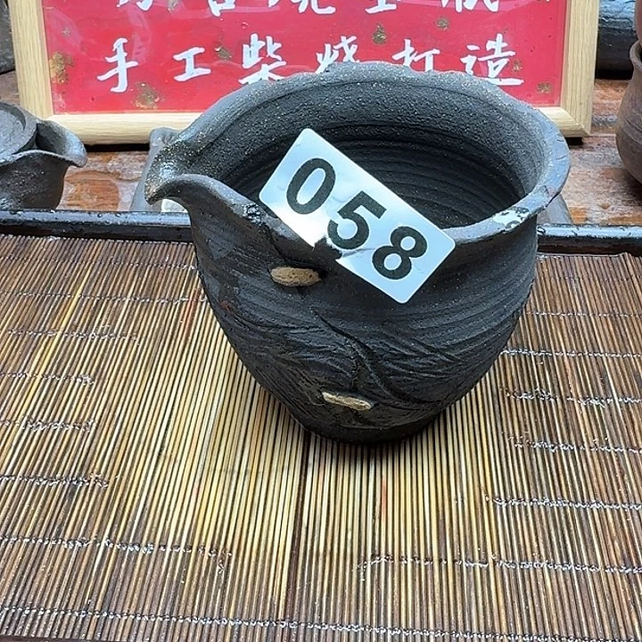 纯手工制作粗陶茶具