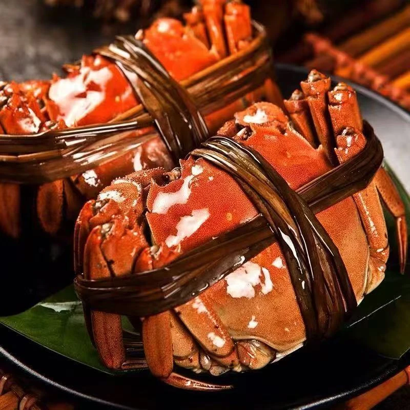 【活蟹】(蟹王+蟹后)江苏大闸蟹 公6.0-5.7-母5.0-4.7两 6只/8只/10只装 顺丰/京东冷链 赠送吃蟹工具