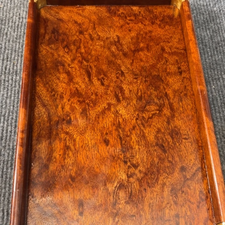 用***6木缅甸花梨独板托盘