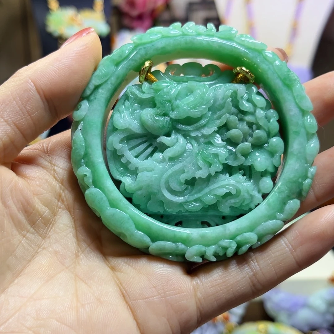 翡翠未镶嵌颈饰天然翡翠