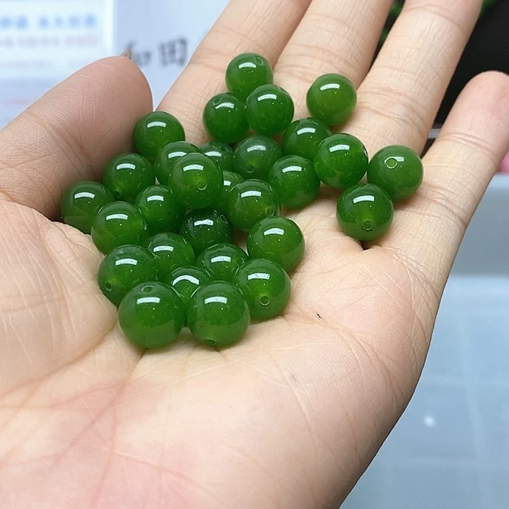 非金属10mm阳绿10颗散珠