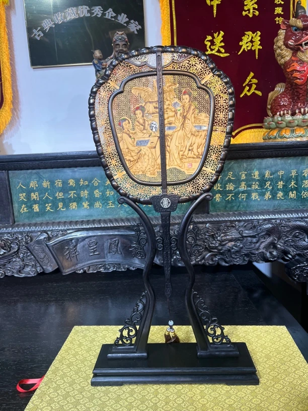 手工艺非遗 扇子摆件