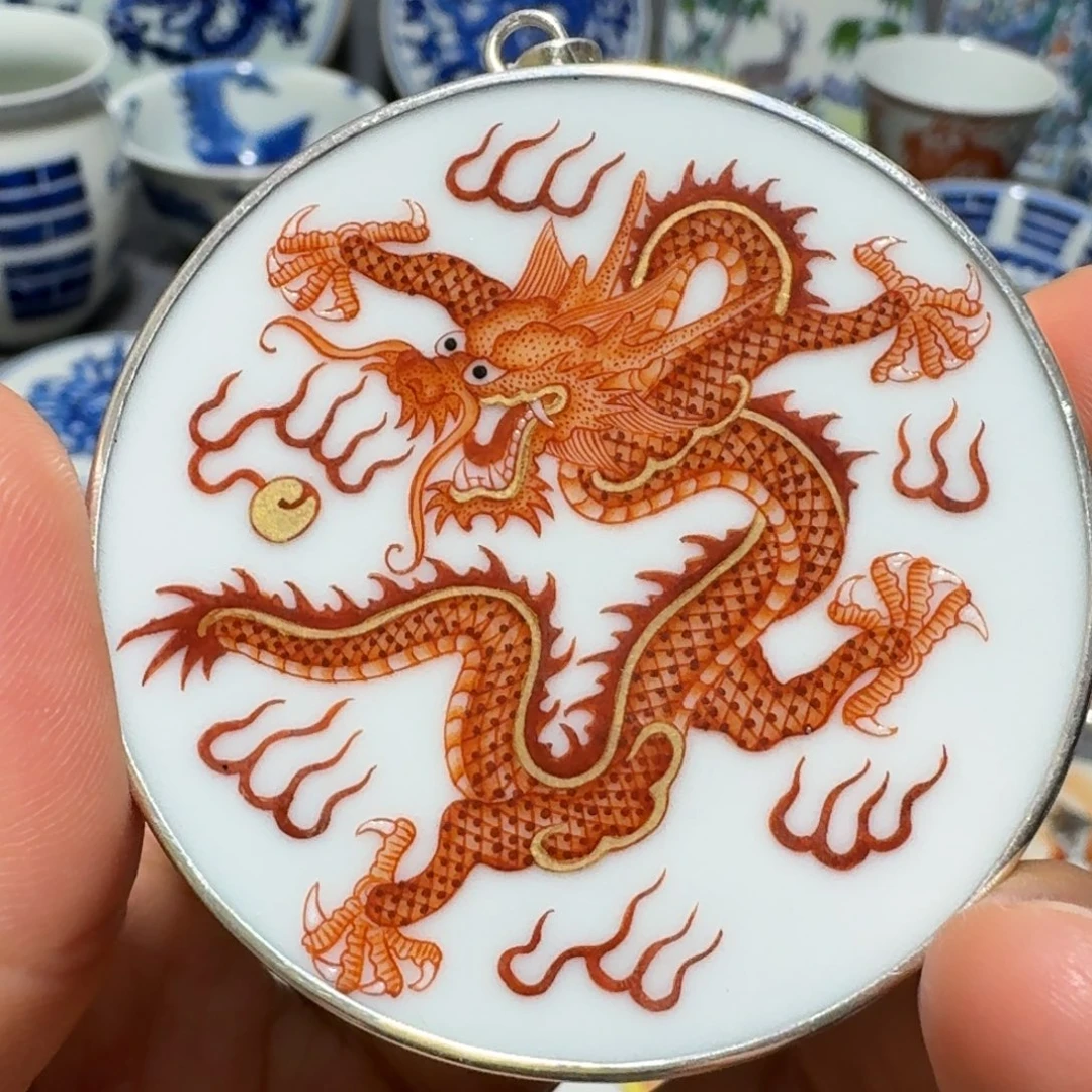 瓷片一****1精品挂件一个